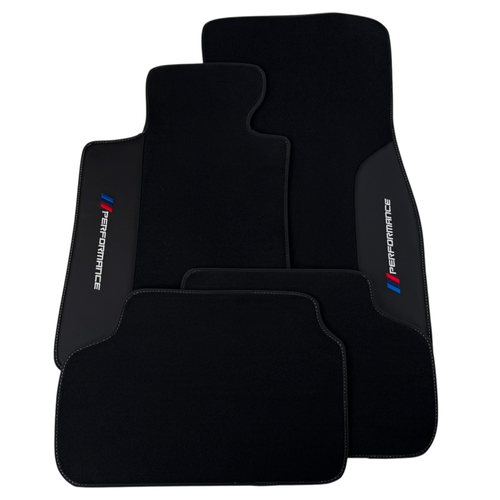 Black Car Floor Mats for BMW iX (2022-2024) | Custom Trim Colors